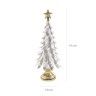 rvore Natal Resina Branco 15X15X41cm