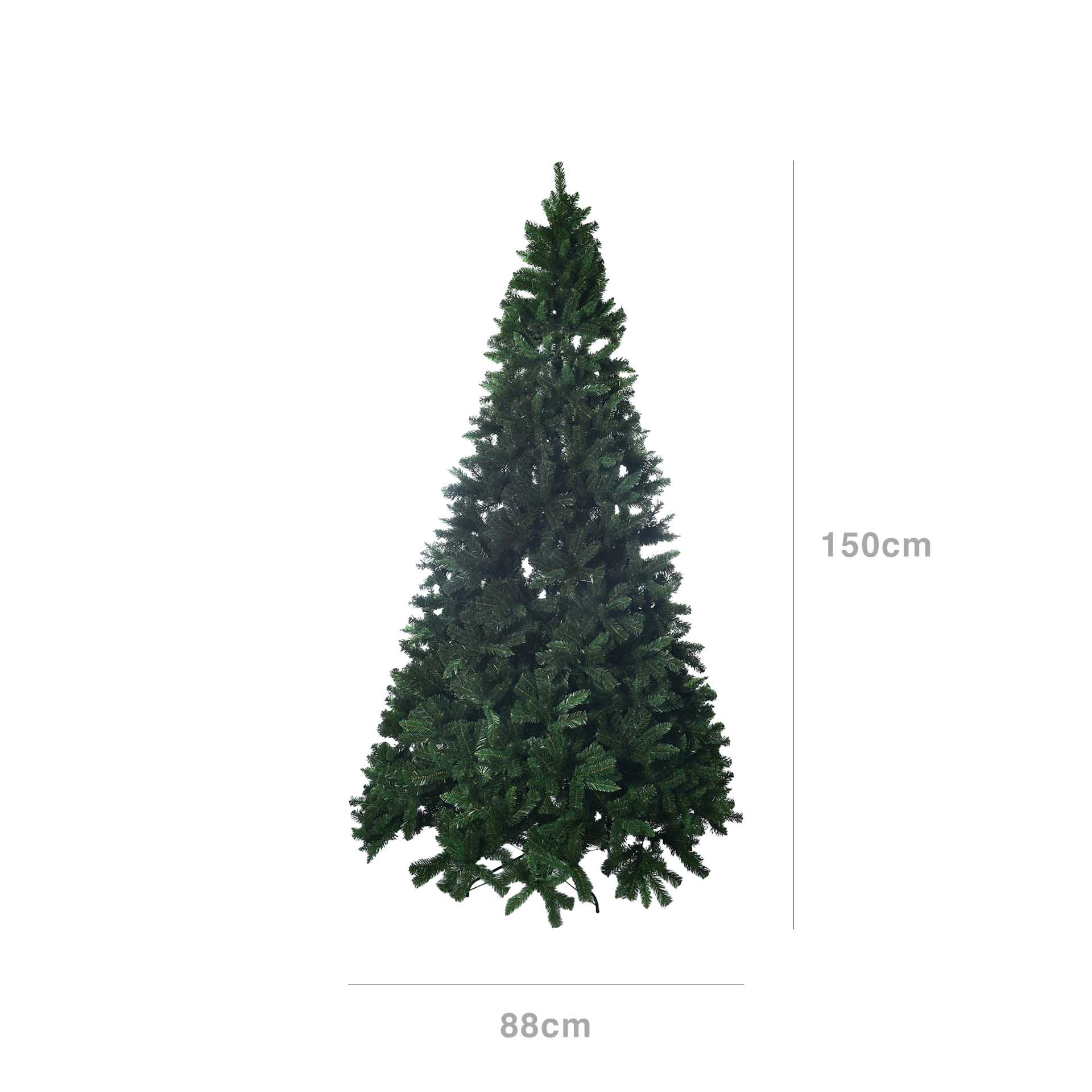 Árvore Natal Redonda Verde 88X150cm
