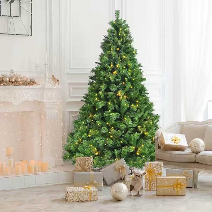 Árvore Natal Redonda Verde 118X210cm Árvore Natal Redonda Verde 118X210cm