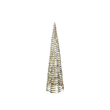 Árvore Natal Metal 30 Led Iridescente 16X16X60cm