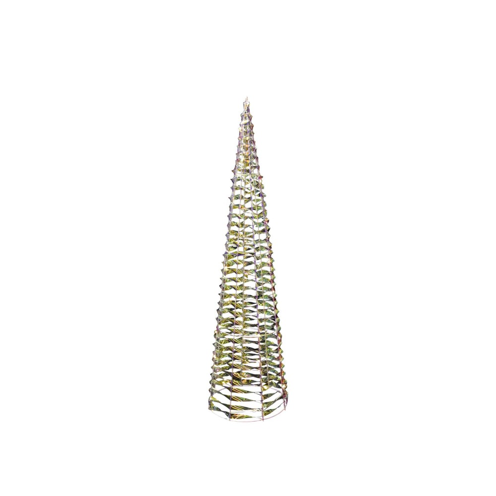 Árvore Natal Metal 30 Led Iridescente 16X16X60cm
