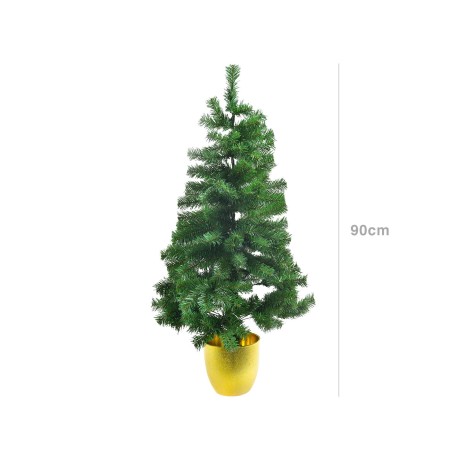 Pinheiro Natal com Vaso Dourado 90cm - Image product