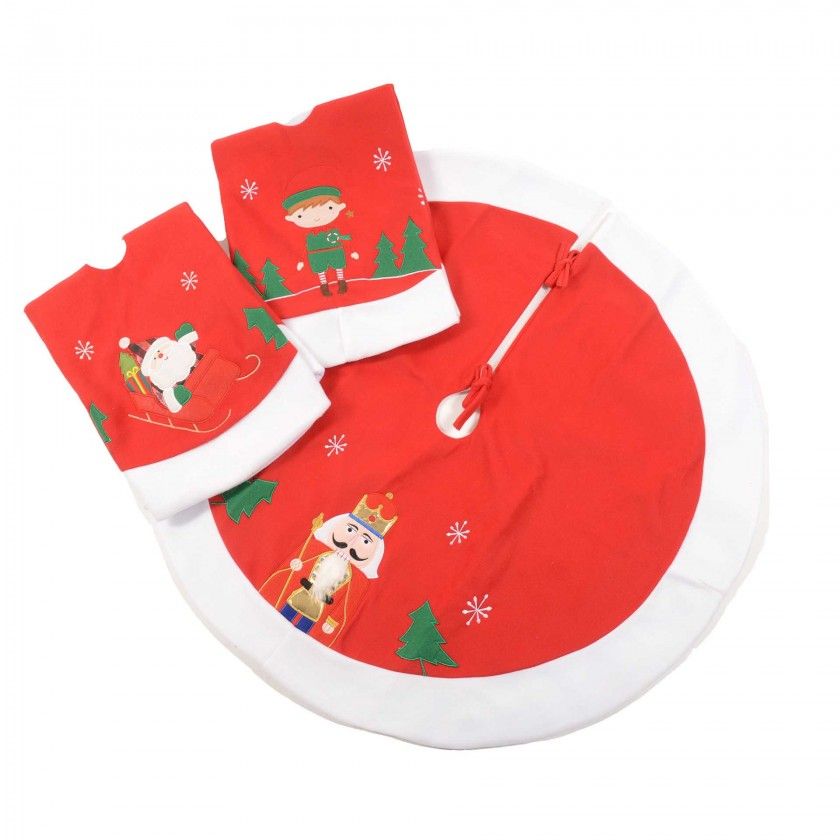 Manta Pé Árvore Natal 90cm Manta Pé Árvore Natal 90cm