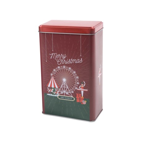Lata Metal Christmas Sortido 16X9.5X6cm - Image product