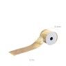 Rolo Fita Natal Brilhante Dourado 270X6.3cm Rolo Fita Natal Brilhante Dourado 270X6.3cm