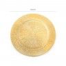 Marcador Plástico Redondo Dourado 33cm Marcador Plástico Redondo Dourado 33cm