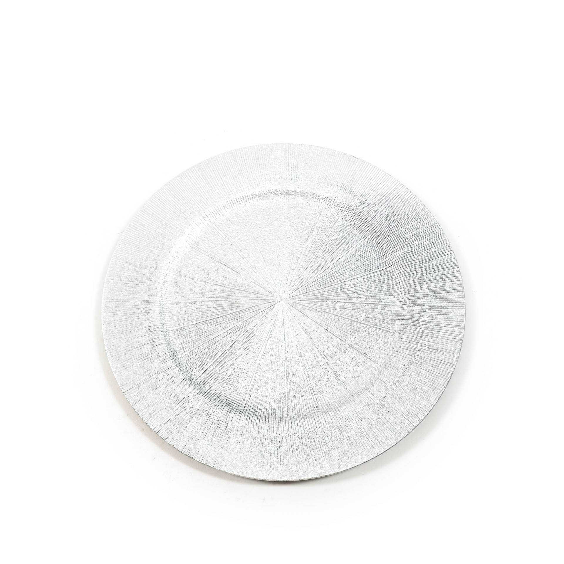 Marcador Plástico Redondo Prateado 33cm