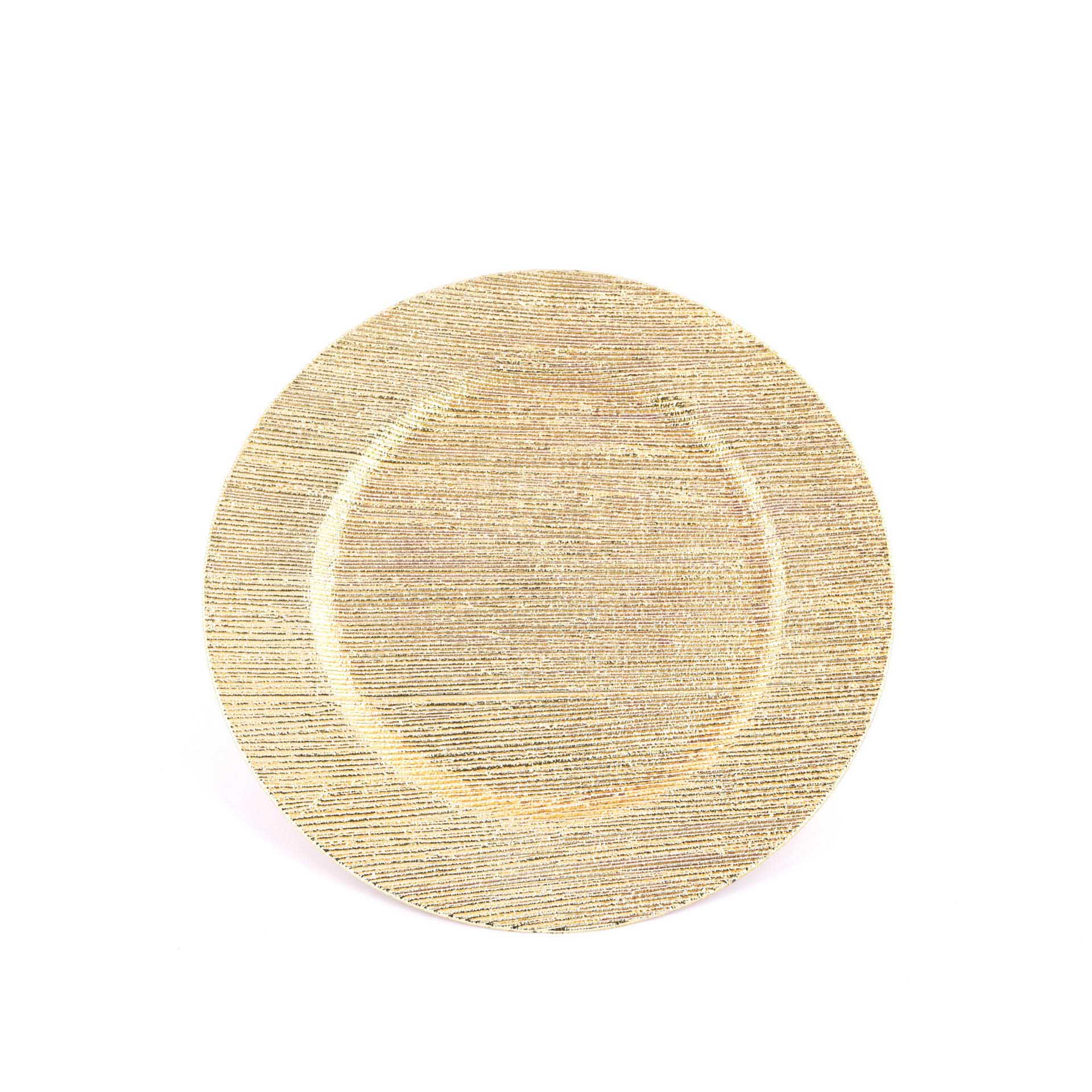 Marcador Plástico Redondo Dourado 33cm