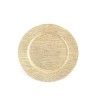 Marcador Plástico Redondo Dourado 33cm Marcador Plástico Redondo Dourado 33cm