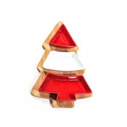 Conjunto Aperitivo Cerâmica Pinheirinho 28X20X3.5cm Conjunto Aperitivo Cerâmica Pinheirinho 28X20X3.5cm