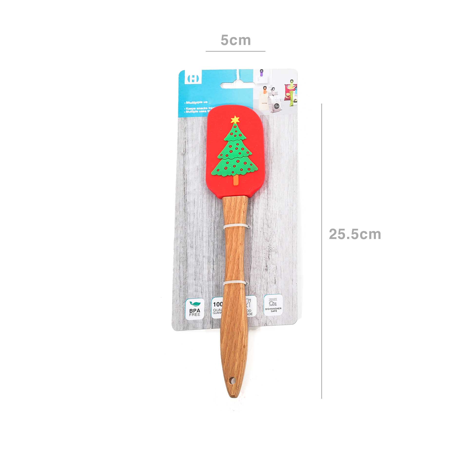 Espátula Natal Sortido 5X25.5cm