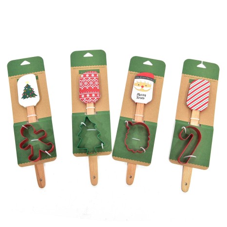 Espátula com Molde Natal Sortido 5X28cm - Image product