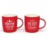 Caneca Merry Christmas Sortido 390ml 8.6X9.2cm