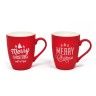 Caneca Merry Christmas Sortido 350ml 8.5X10.2cm Caneca Merry Christmas Sortido 350ml 8.5X10.2cm