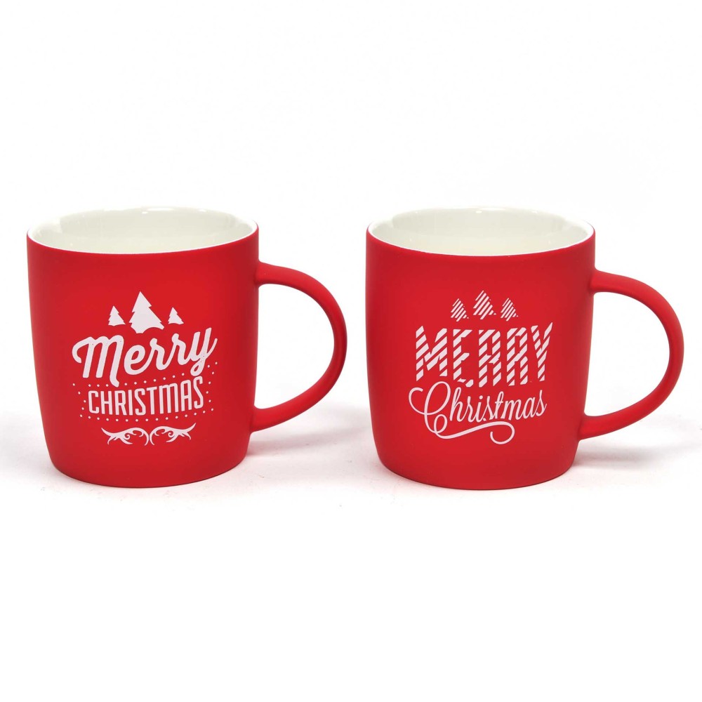 Caneca Merry Christmas Sortido 390ml 8.6X9.2cm