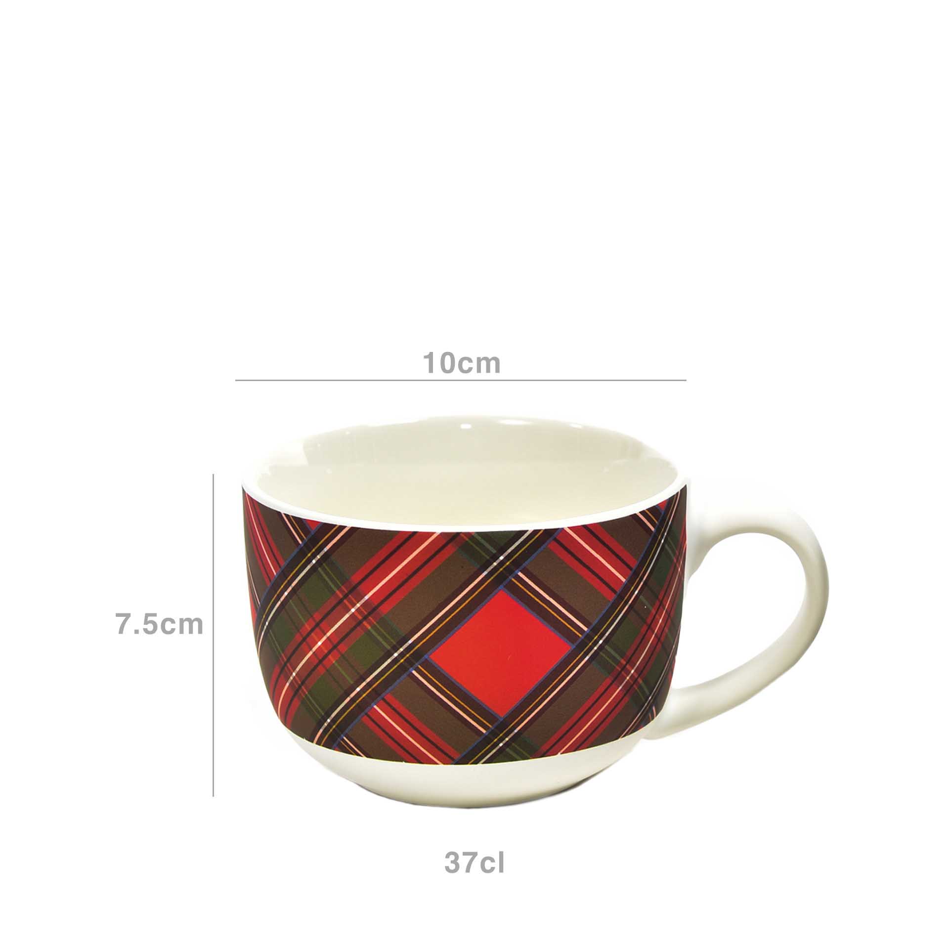 Caneca Xadrez Sortido 370ml 10X7.5cm