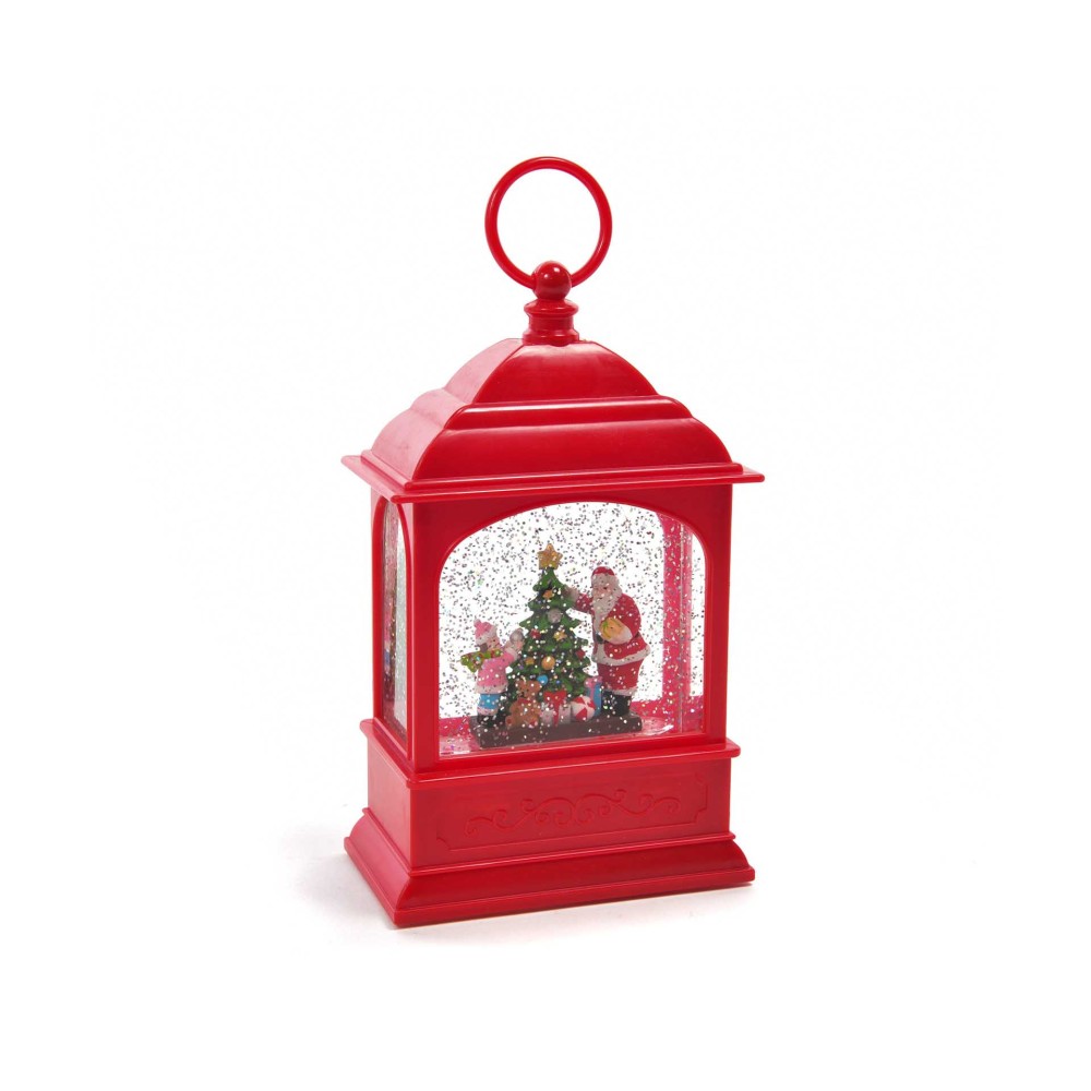 Lanterna Globo Neve Natal Animado 13.5X7.6X22.5cm