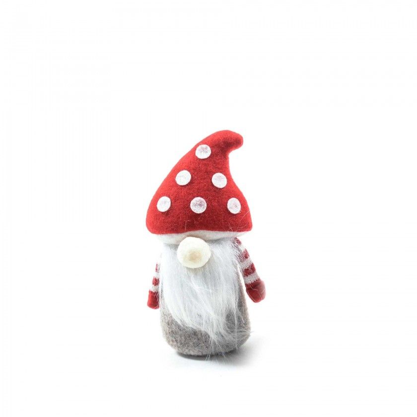 Gnomo Cogumelo Natal Sortido 7.5X5X14cm Gnomo Cogumelo Natal Sortido 7.5X5X14cm