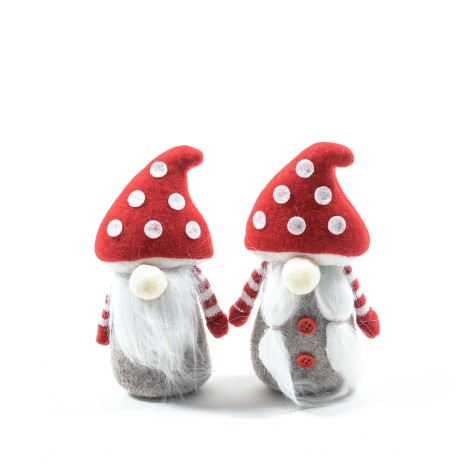 Gnomo Cogumelo Natal Sortido 7.5X5X14cm - Image product