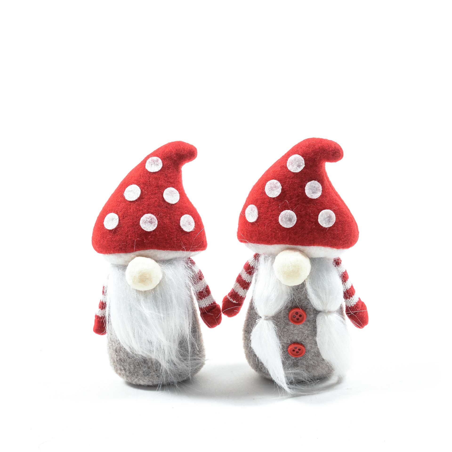 Gnomo Cogumelo Natal Sortido 7.5X5X14cm