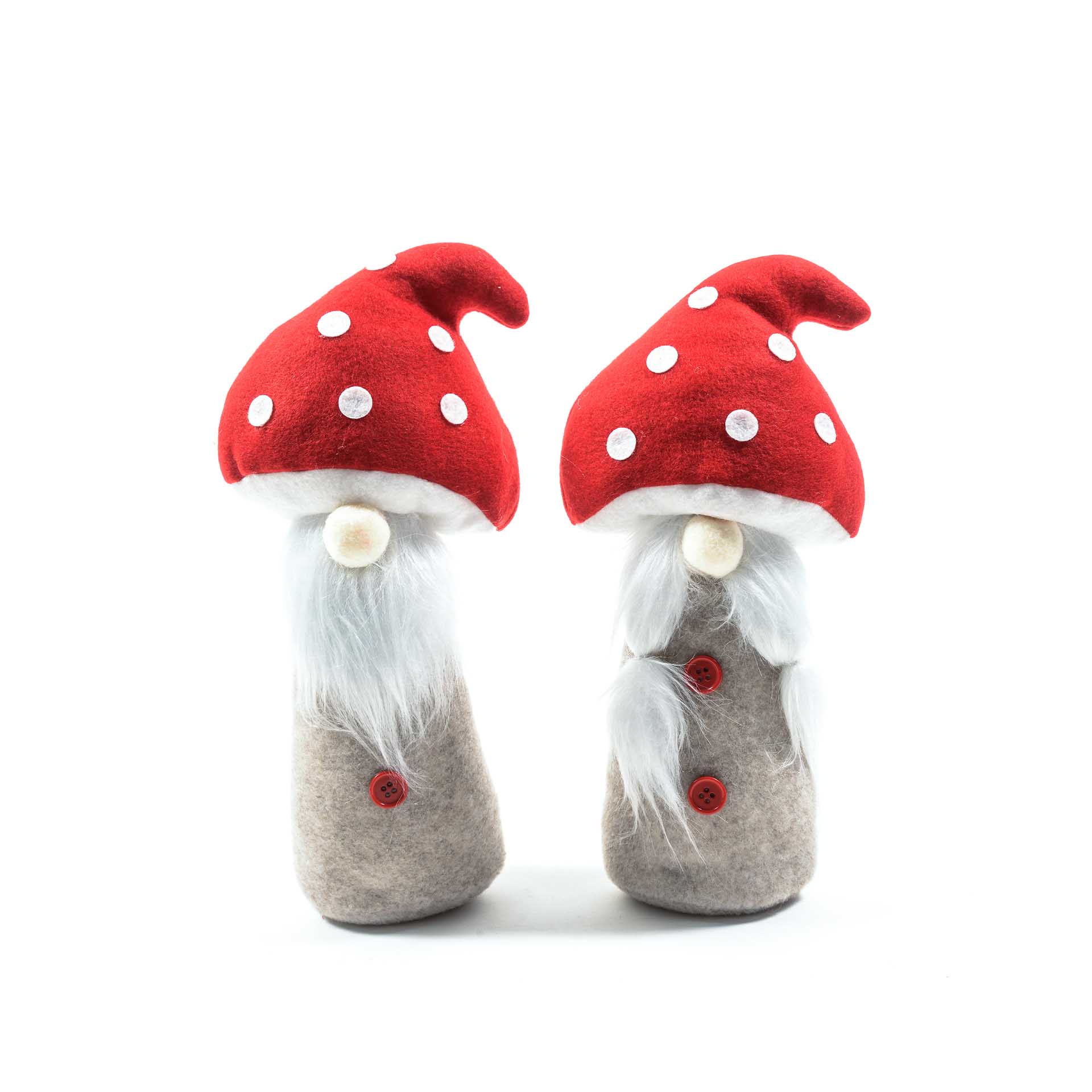 Gnomo Cogumelo Natal Sortido 15X10X30cm