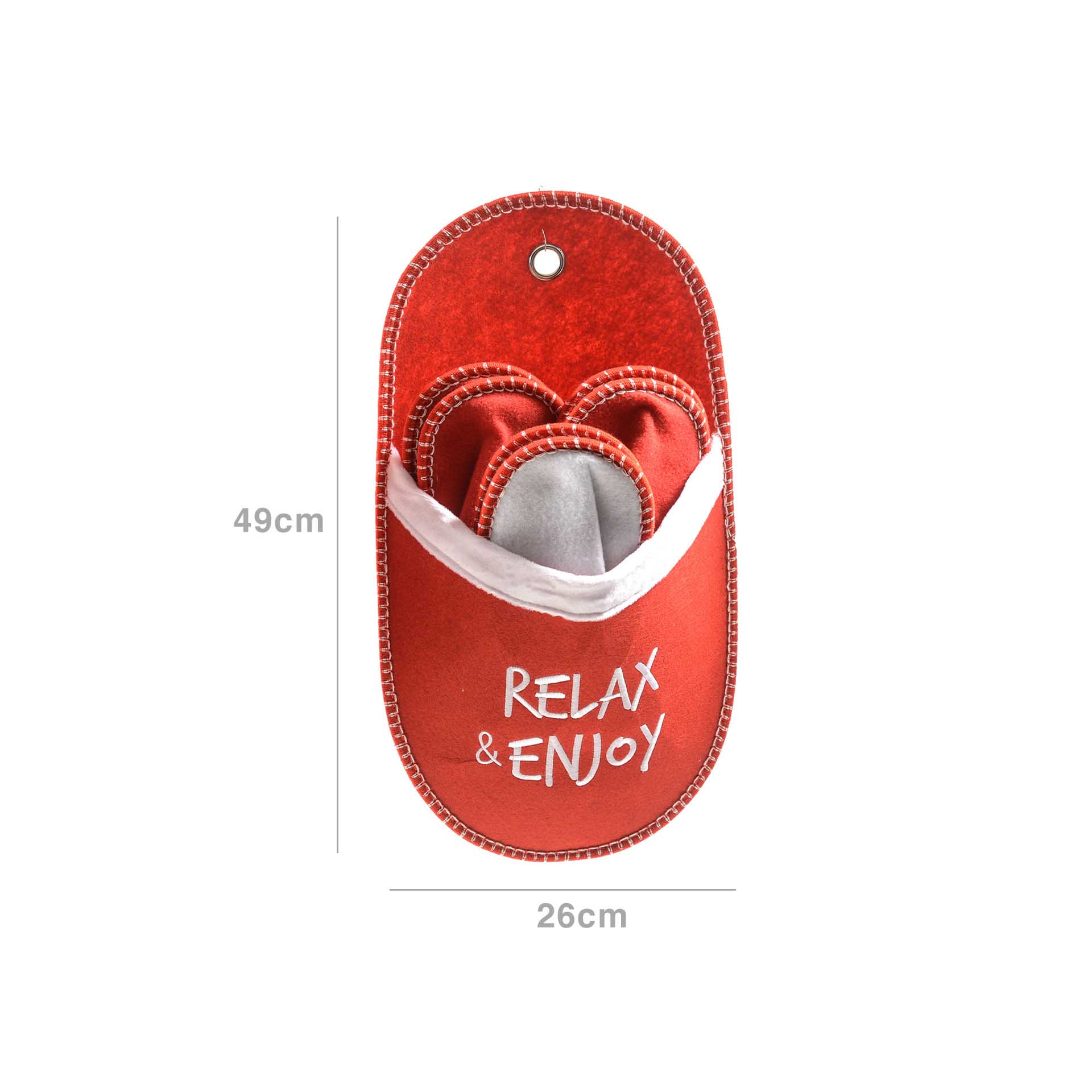 Conjunto 3 Pares Pantufas Sortidas 49X26cm