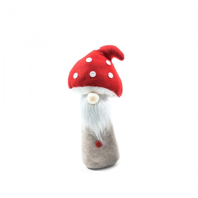Gnomo Cogumelo Natal Sortido 15X10X30cm Gnomo Cogumelo Natal Sortido 15X10X30cm
