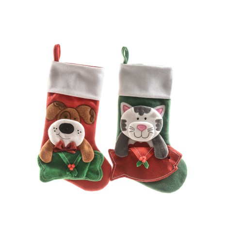 Meia Natal Animais 43X25cm - Image product