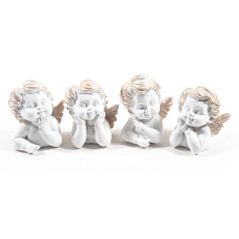 Anjo Resina Sortido Branco 8X8X6cm - Image product