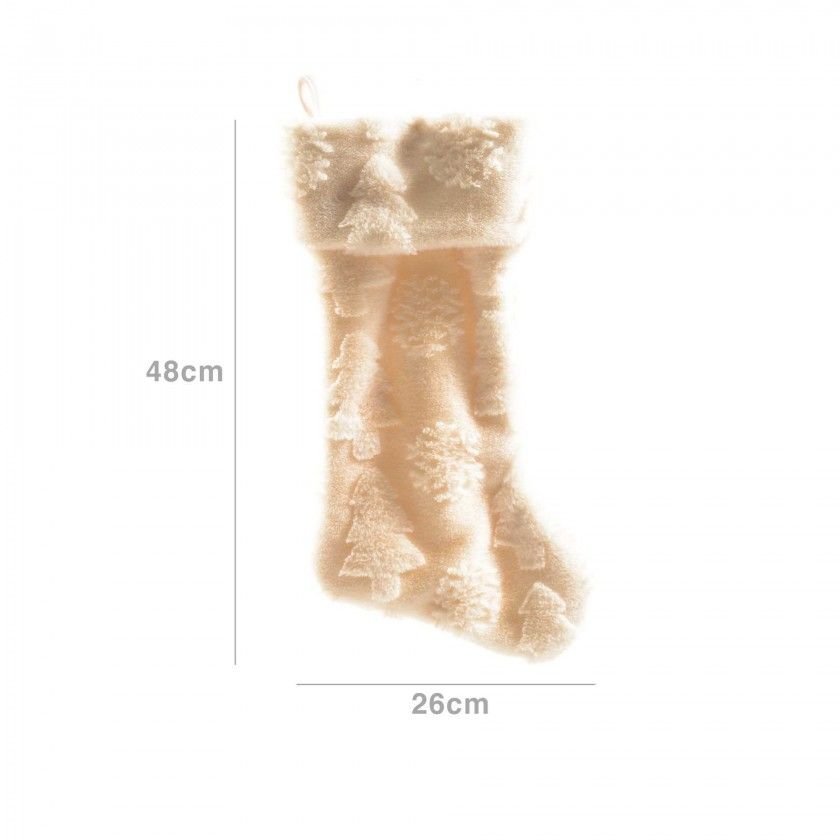 Meia Natal Branca 26X48cm Meia Natal Branca 26X48cm