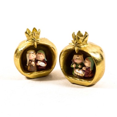 Pres�pio Resina Sortido Rom� 10X9X6cm