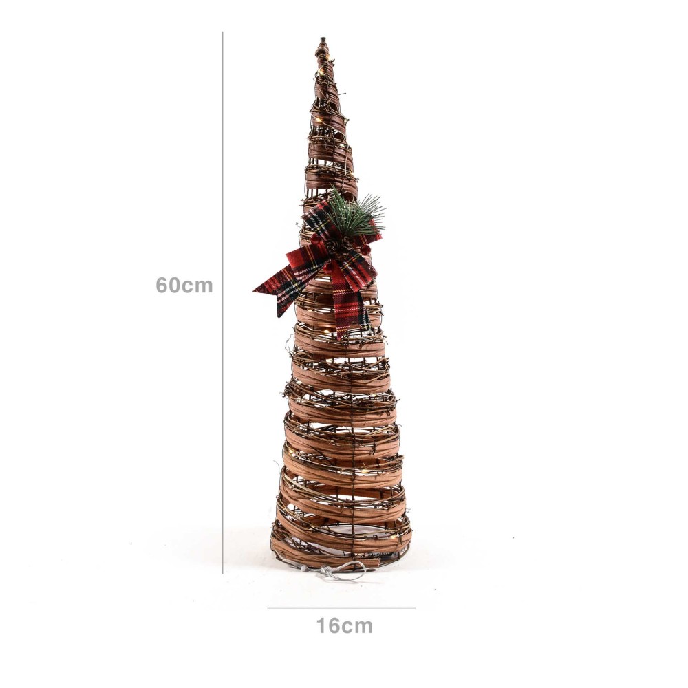 Pinheiro Natal Cónico com Luzes