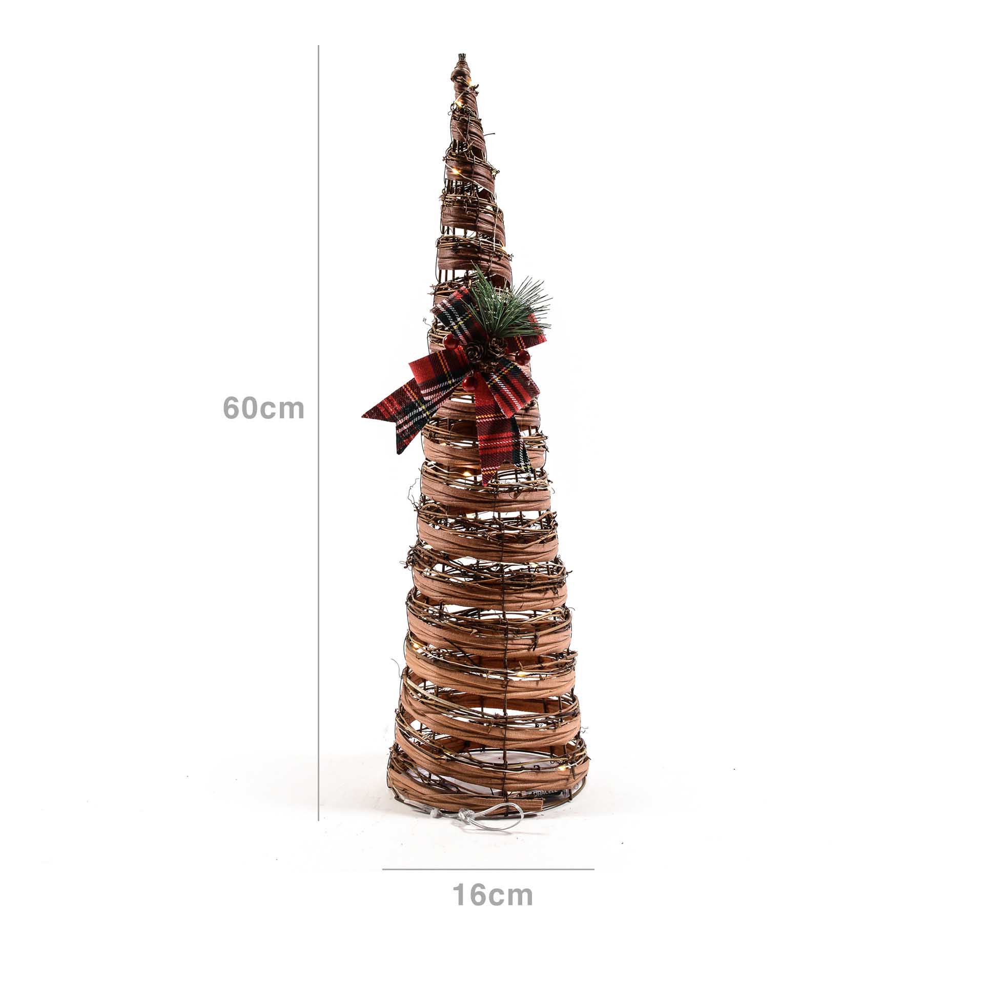 Pinheiro Natal Cónico com Luzes