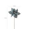 Flor Estrela Natal Cabo Longo Verde 28X55cm Flor Estrela Natal Cabo Longo Verde 28X55cm