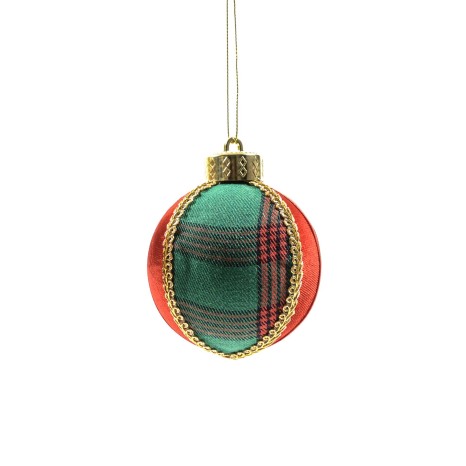 Bola Natal Vermelho/Verde 12X14cm - Image product