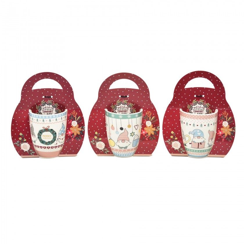 Caneca Natal Sortido 340ml 8.3X10.5X11.5cm Caneca Natal Sortido 340ml 8.3X10.5X11.5cm