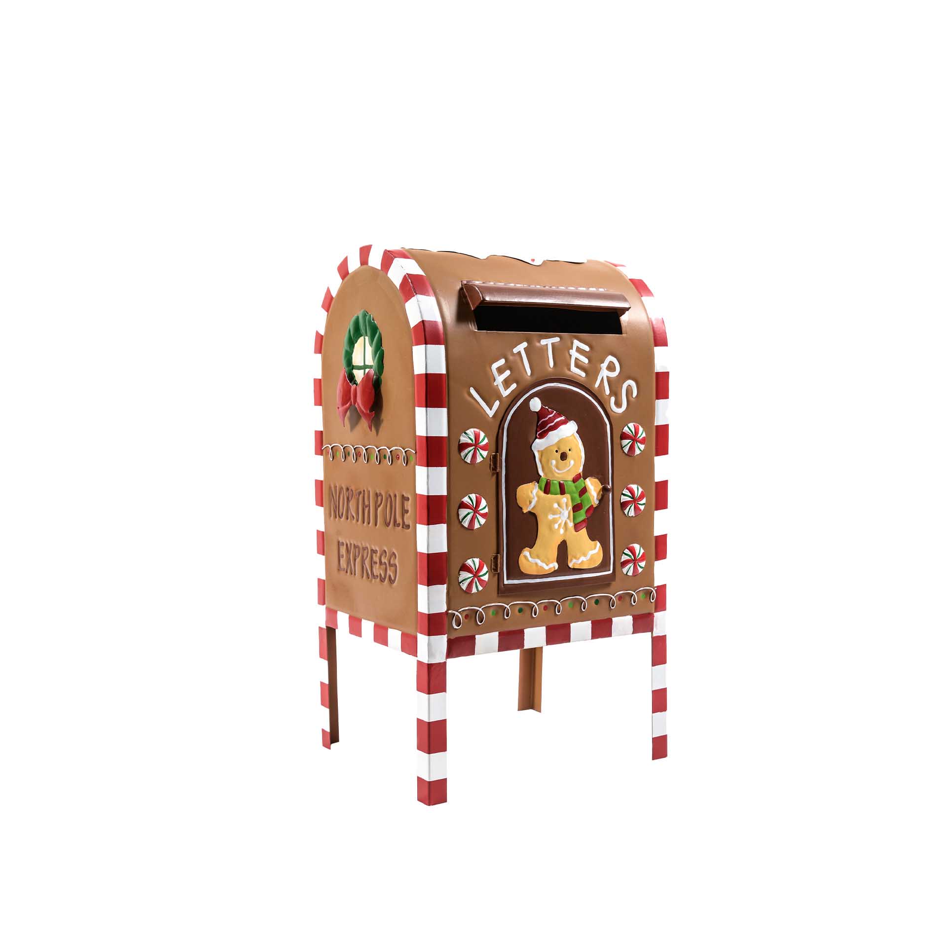 Caixa Correio Natal Metal 31X25X52.5cm