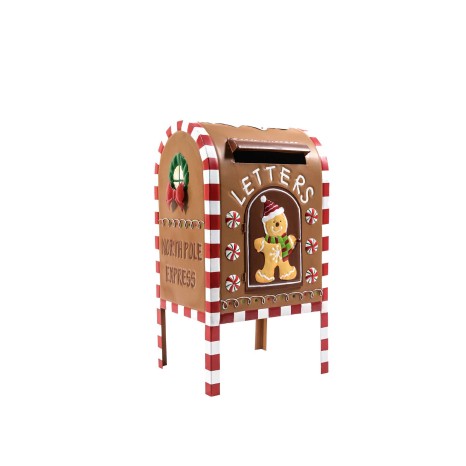 Caixa Correio Natal Metal 31X25X52.5cm - Image product
