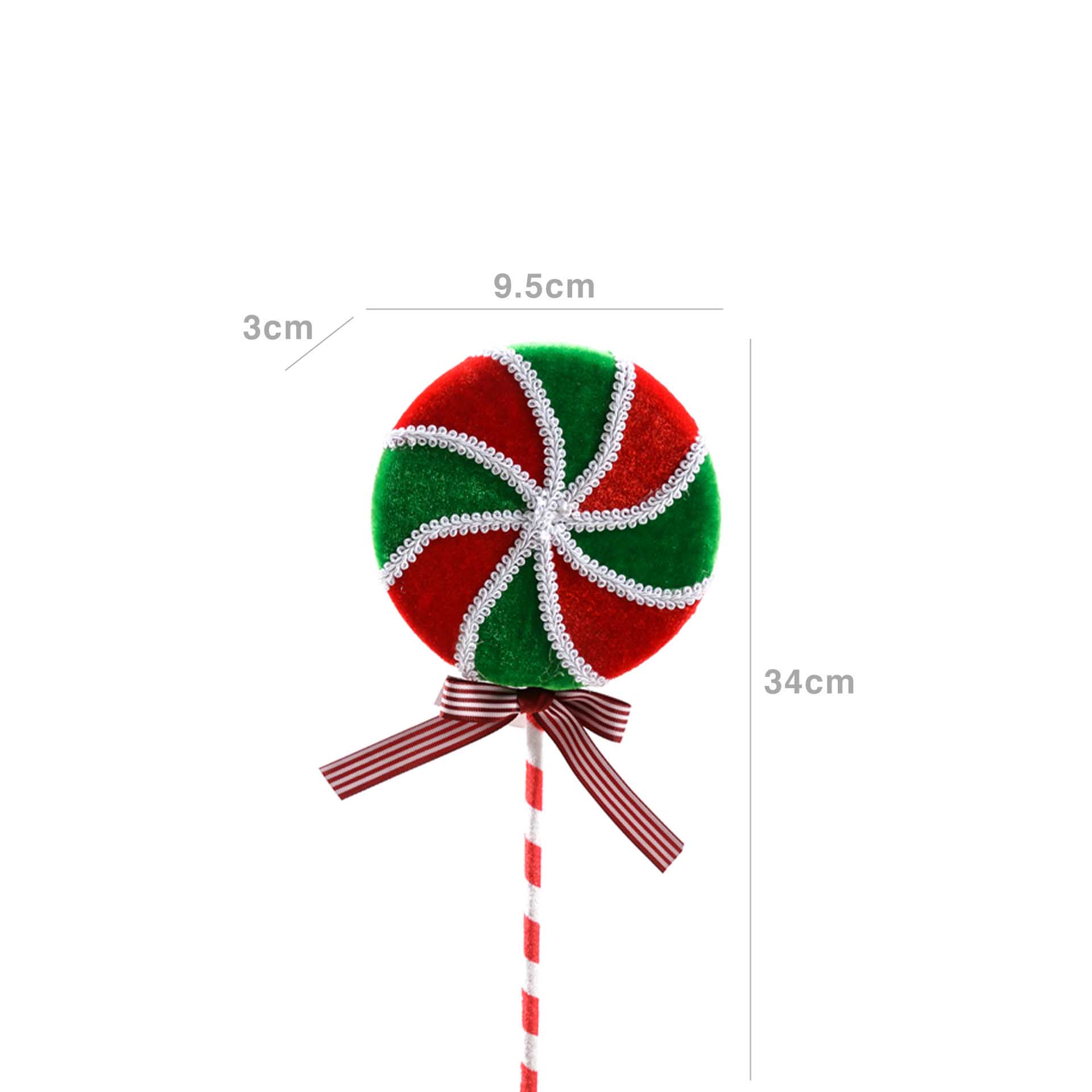 Lollipop Sortido Verde / Vermelho