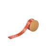 Rolo Fita Natal Padrão Figuras Vermelho 3mX2.5cm Rolo Fita Natal Padrão Figuras Vermelho 3mX2.5cm