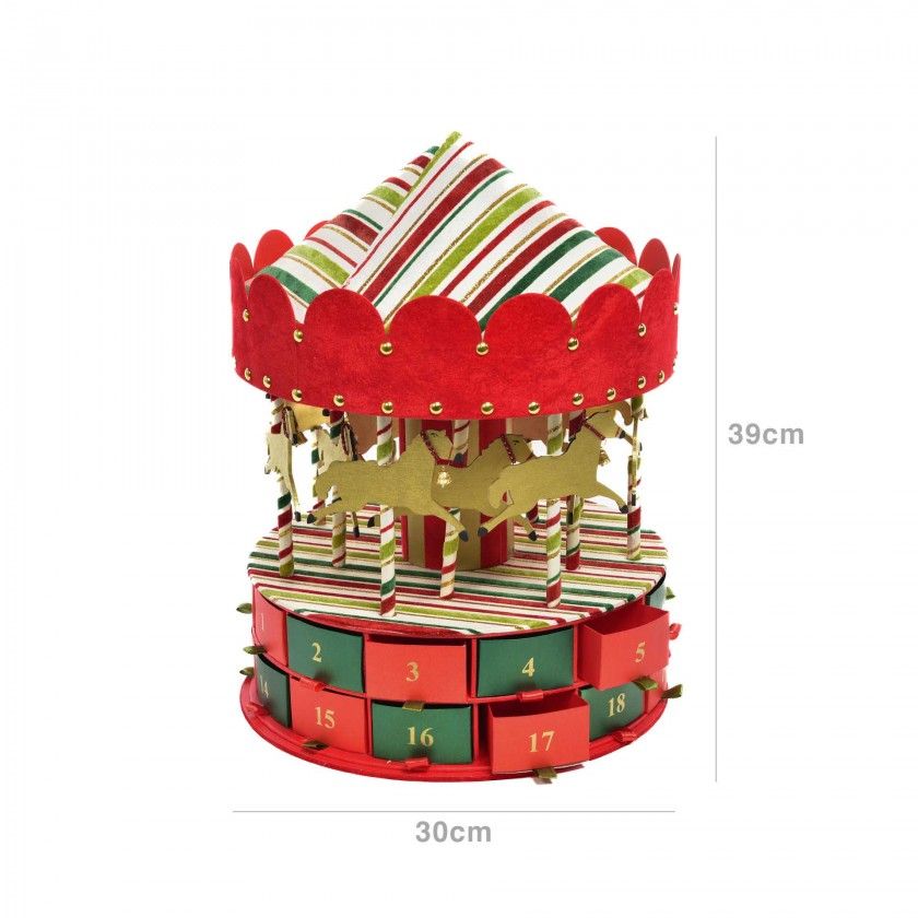 Carrossel Advento Papel 30X39cm Carrossel Advento Papel 30X39cm