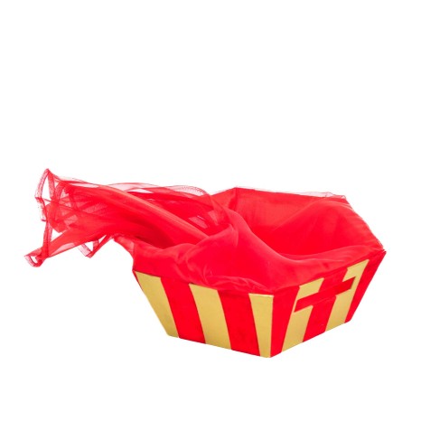 Cesta Natal com Bolsa Tule 37.5X32.5X12cm - Image product