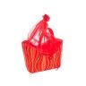 Cesta Natal com Bolsa Tule 43X29X27cm Cesta Natal com Bolsa Tule 43X29X27cm