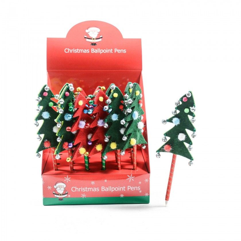 Caneta Natal Pinheirinho 7X2.5X23cm Caneta Natal Pinheirinho 7X2.5X23cm
