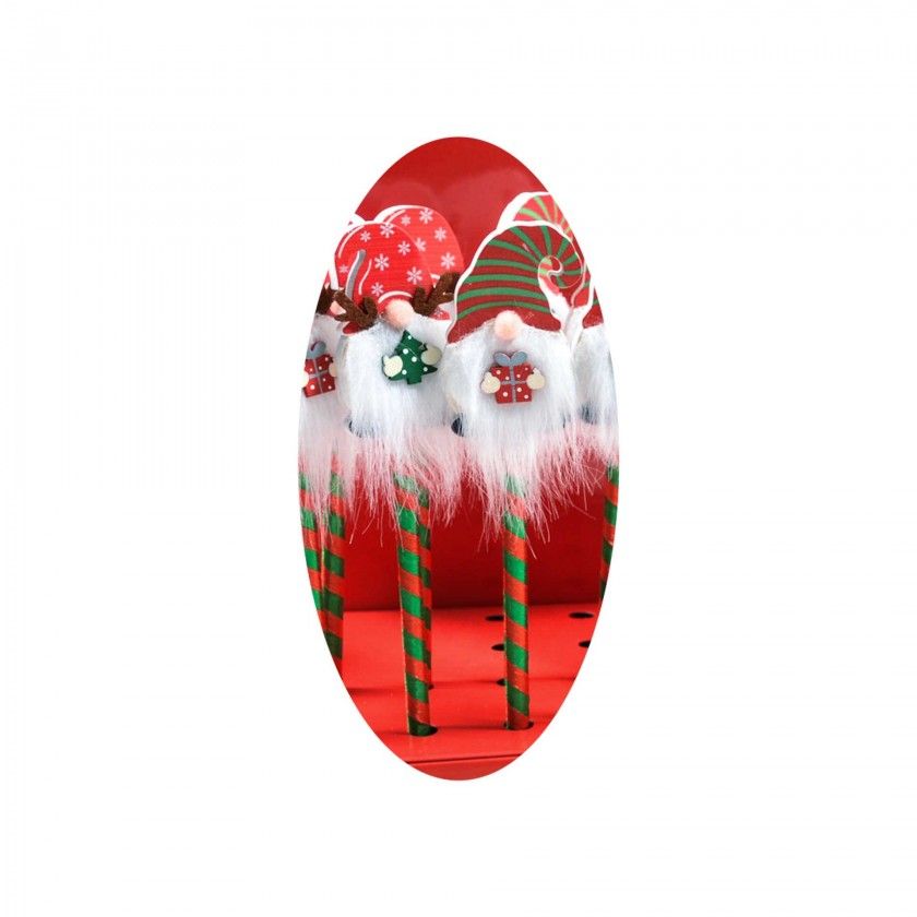 Caneta Natal Gnomo 4.5X2X22.5cm Caneta Natal Gnomo 4.5X2X22.5cm