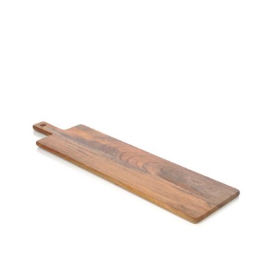 Tábua Cortar / Servir Madeira Natural com Pega 20X75X1.5cm