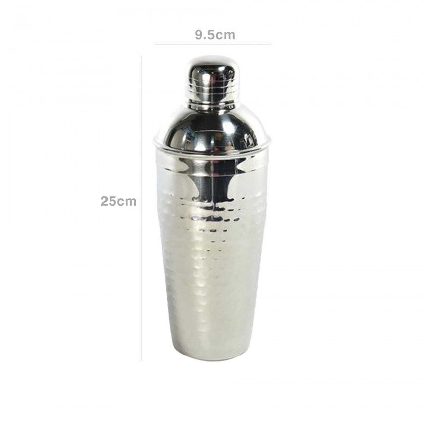 Shaker Aço Inox Martelado 750ml 9.5X25cm Shaker Aço Inox Martelado 750ml 9.5X25cm