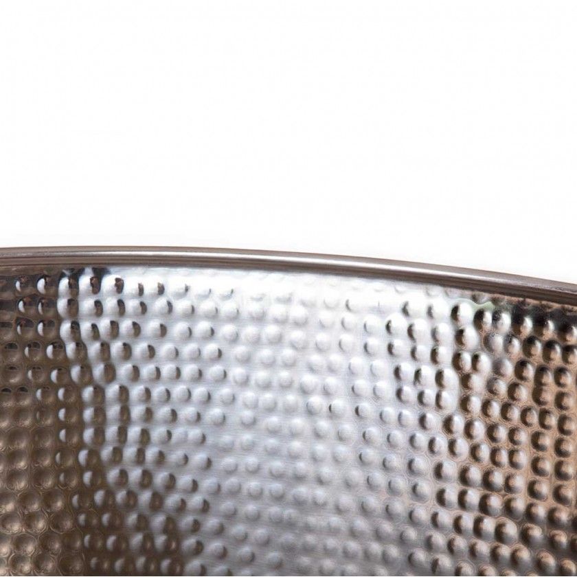 Balde Porta Garrafas Aço Martelado 58X35X23cm Balde Porta Garrafas Aço Martelado 58X35X23cm