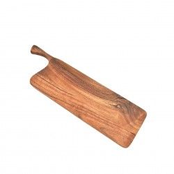 Tbua Cortar / Servir Madeira Natural com Pega 50X15X1.5cm