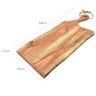 Tábua Cortar / Servir Madeira Natural com Pega 60X24X1.5cm Tábua Cortar / Servir Madeira Natural com Pega 60X24X1.5cm